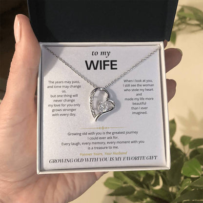 S3 - Growing Old With You – Forever Love Necklace From Husband