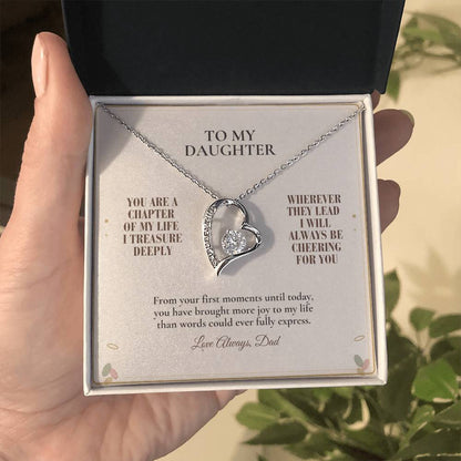 C112 - You Are The Beautiful Chapter Of My Life I Will Always Read With Pride - Forever Love Necklace