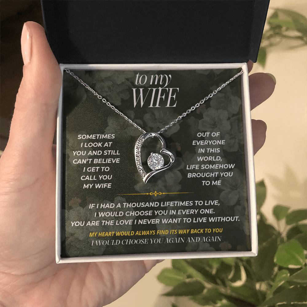S78 - I Still Get To Call You Mine – Forever Love Necklace From Husband