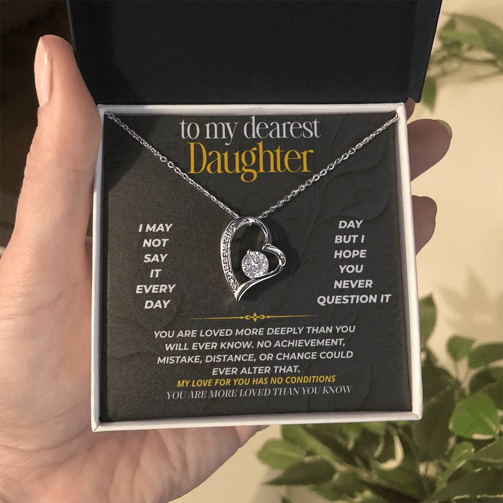 S207 - I Hope You Always Know How Loved You Are – Forever Love Necklace From Dad