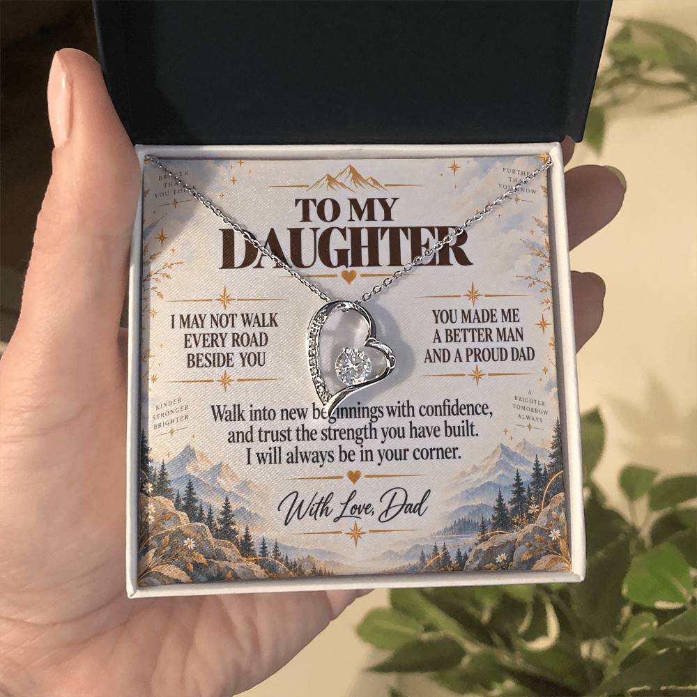 C249 - The Greatest Gift Life Gave Me Was The Chance To Love You As Your Dad - Forever Love Necklace