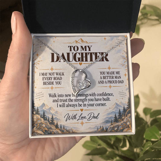 C249 - The Greatest Gift Life Gave Me Was The Chance To Love You As Your Dad - Forever Love Necklace