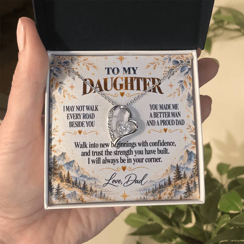 C299 - The Greatest Gift Life Gave Me Was The Chance To Love You As Your Dad - Forever Love Necklace
