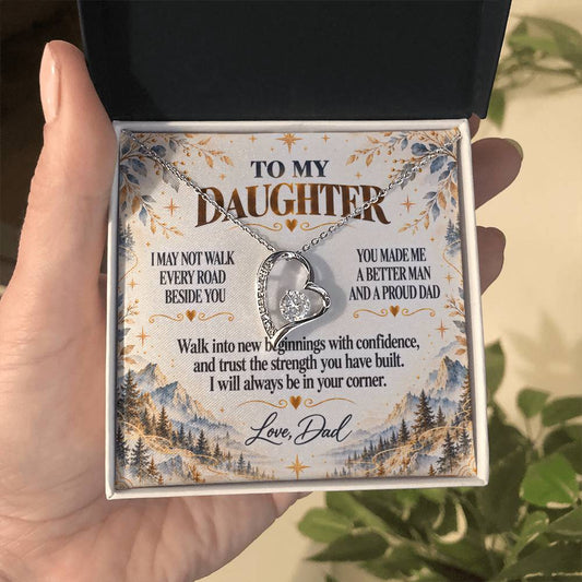 C299 - The Greatest Gift Life Gave Me Was The Chance To Love You As Your Dad - Forever Love Necklace