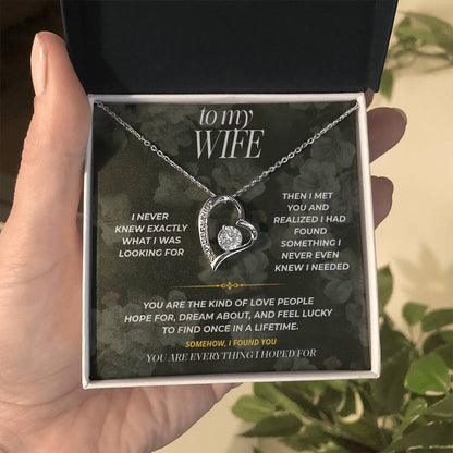 S86 - You Are More Than I Ever Hoped For – Forever Love Necklace From Husband