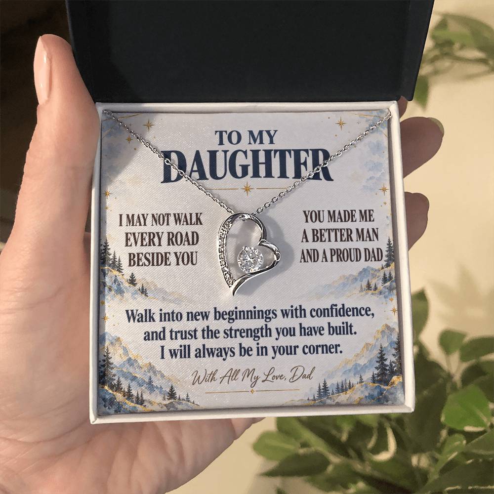 C349 - The Greatest Gift Life Gave Me Was The Chance To Love You As Your Dad - Forever Love Necklace