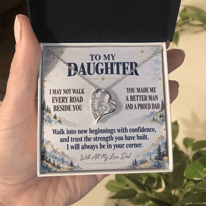 C349 - The Greatest Gift Life Gave Me Was The Chance To Love You As Your Dad - Forever Love Necklace