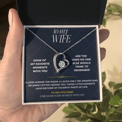 S109 - You Make The Little Things Matter – Forever Love Necklace From Husband