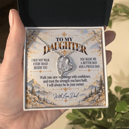 C449 - The Greatest Gift Life Gave Me Was The Chance To Love You As Your Dad - Forever Love Necklace