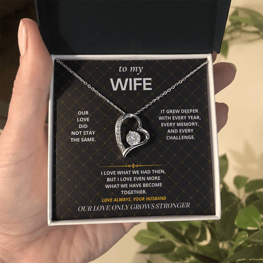 S37 - A Love That Grew Stronger – Forever Love Necklace From Husband