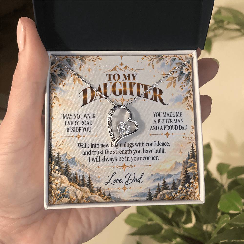 C499 - The Greatest Gift Life Gave Me Was The Chance To Love You As Your Dad - Forever Love Necklace