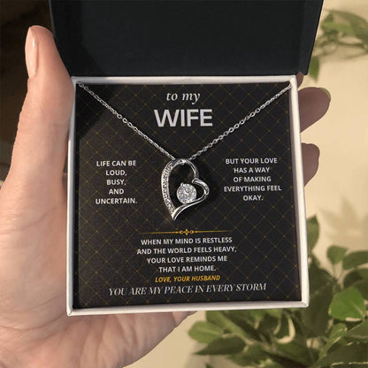 S30 - You Are My Peace – Forever Love Necklace From Husband