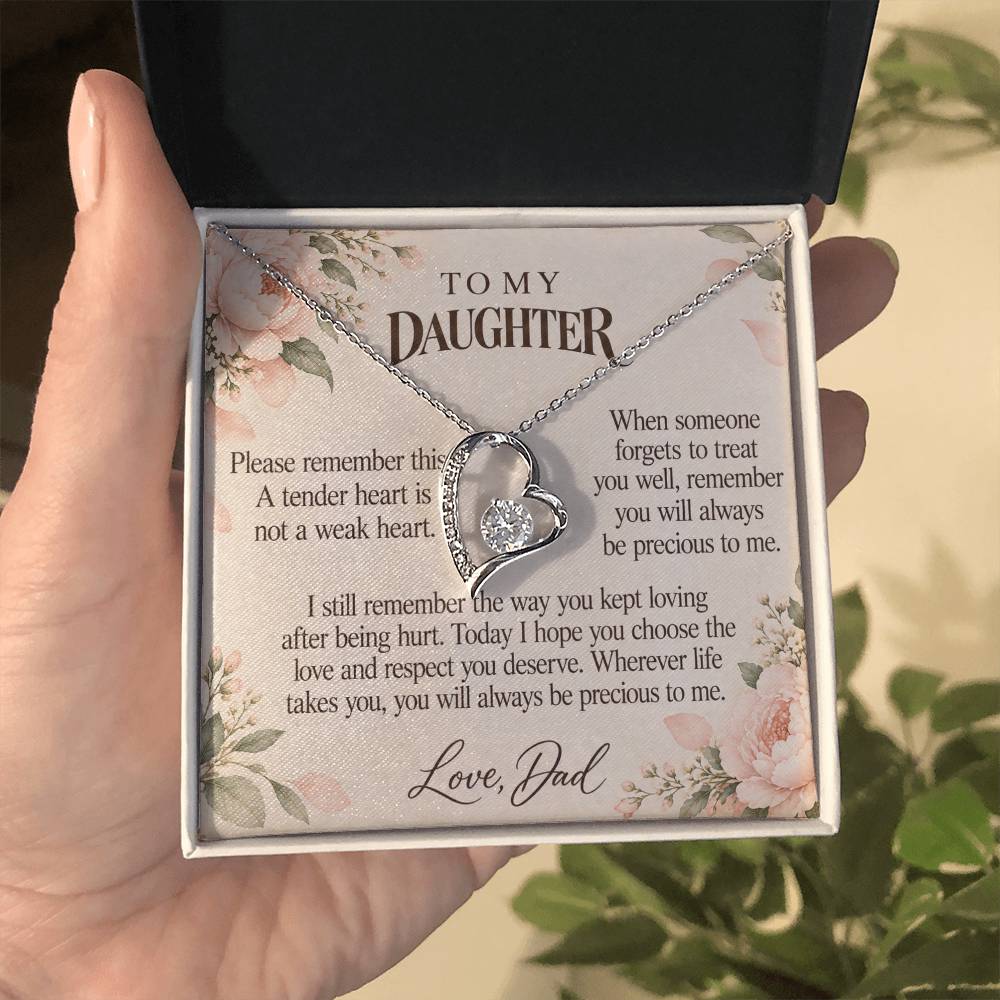 C616 - After The Heartbreak And Quiet Words For Your Hardest Days - Forever Love Necklace