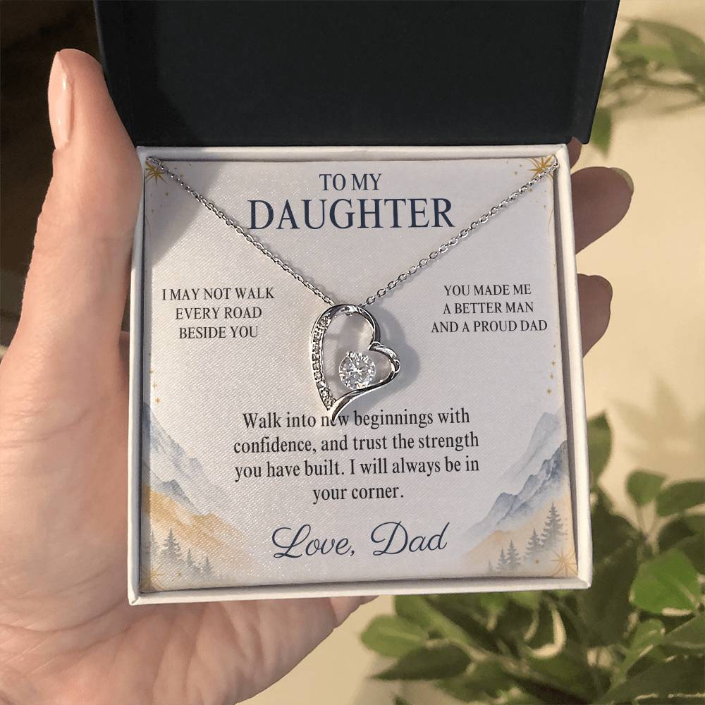 C99 - The Greatest Gift Life Gave Me Was The Chance To Love You As Your Dad - Forever Love Necklace