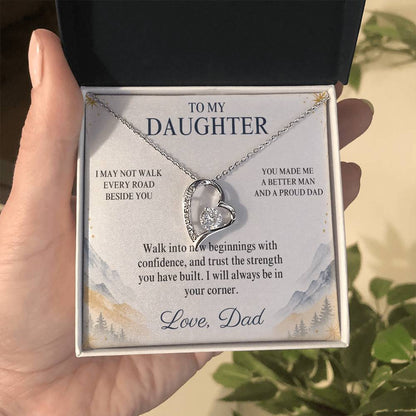 C99 - The Greatest Gift Life Gave Me Was The Chance To Love You As Your Dad - Forever Love Necklace