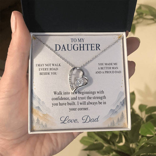 C99 - The Greatest Gift Life Gave Me Was The Chance To Love You As Your Dad - Forever Love Necklace