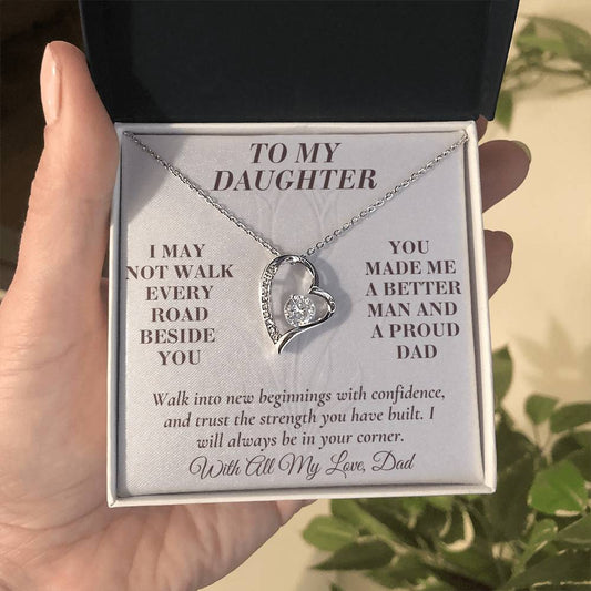 C149 - The Greatest Gift Life Gave Me Was The Chance To Love You As Your Dad - Forever Love Necklace