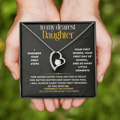 S234 - I’ll Always Remember Your Firsts – Forever Love Necklace From Dad