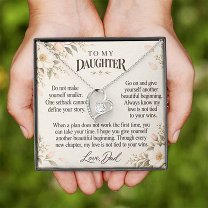 C612 - A Second Chance To Bloom And A Promise To Carry Into New Chapters - Forever Love Necklace