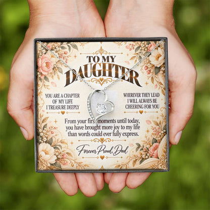 C487 - You Do Not Have To Be Perfect To Make Me Proud You Only Have To Be Yourself - Forever Love Necklace