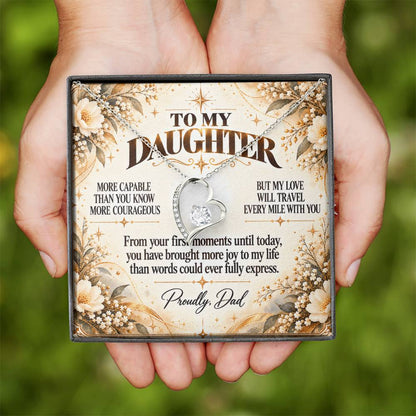 C342 - You Have A Heart Worth Protecting A Voice Worth Using And Dreams Worth Chasing - Forever Love Necklace