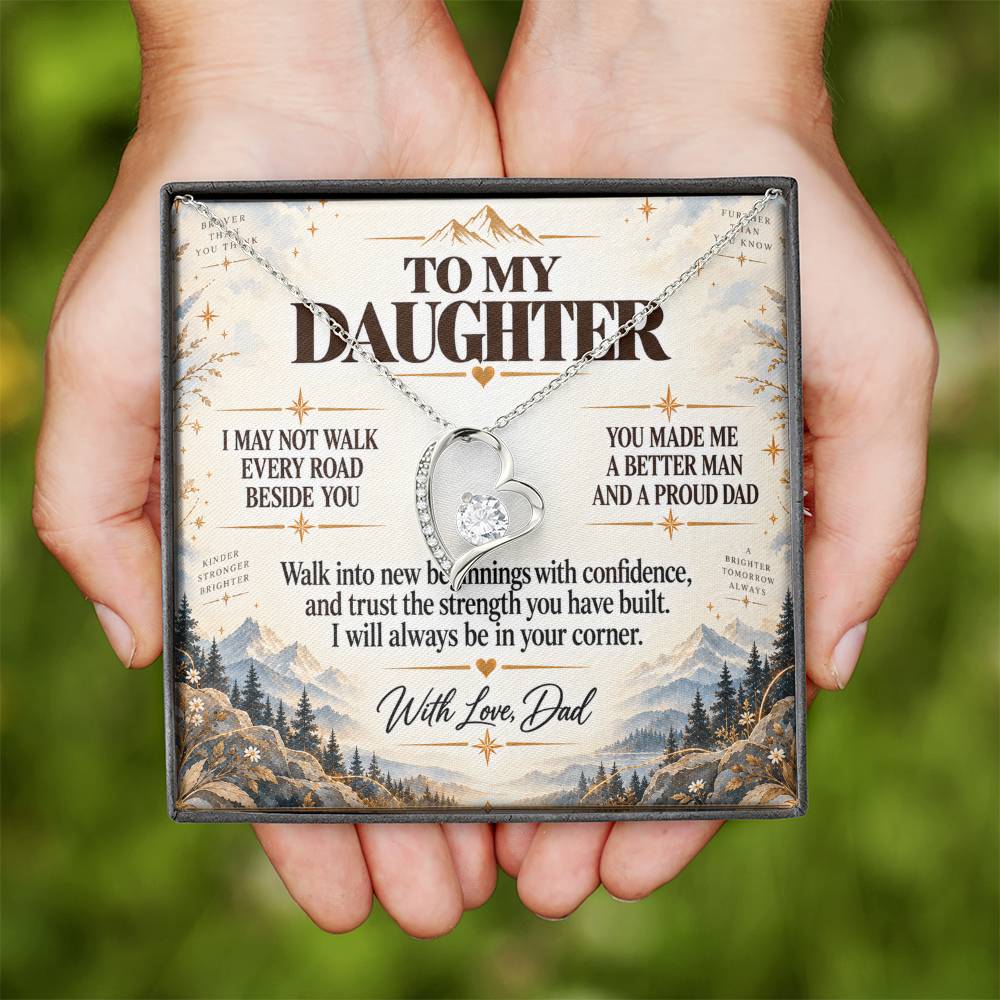 C249 - The Greatest Gift Life Gave Me Was The Chance To Love You As Your Dad - Forever Love Necklace