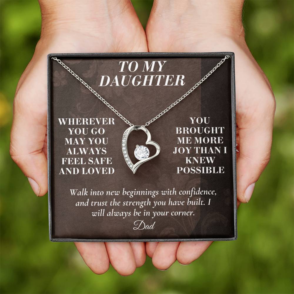 C164 - My Love Will Be Your Quiet Home Wherever Your Journey Takes You - Forever Love Necklace