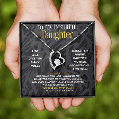 S280 - I’ll Always Be Your Dad Before Anything Else – Forever Love Necklace From Dad