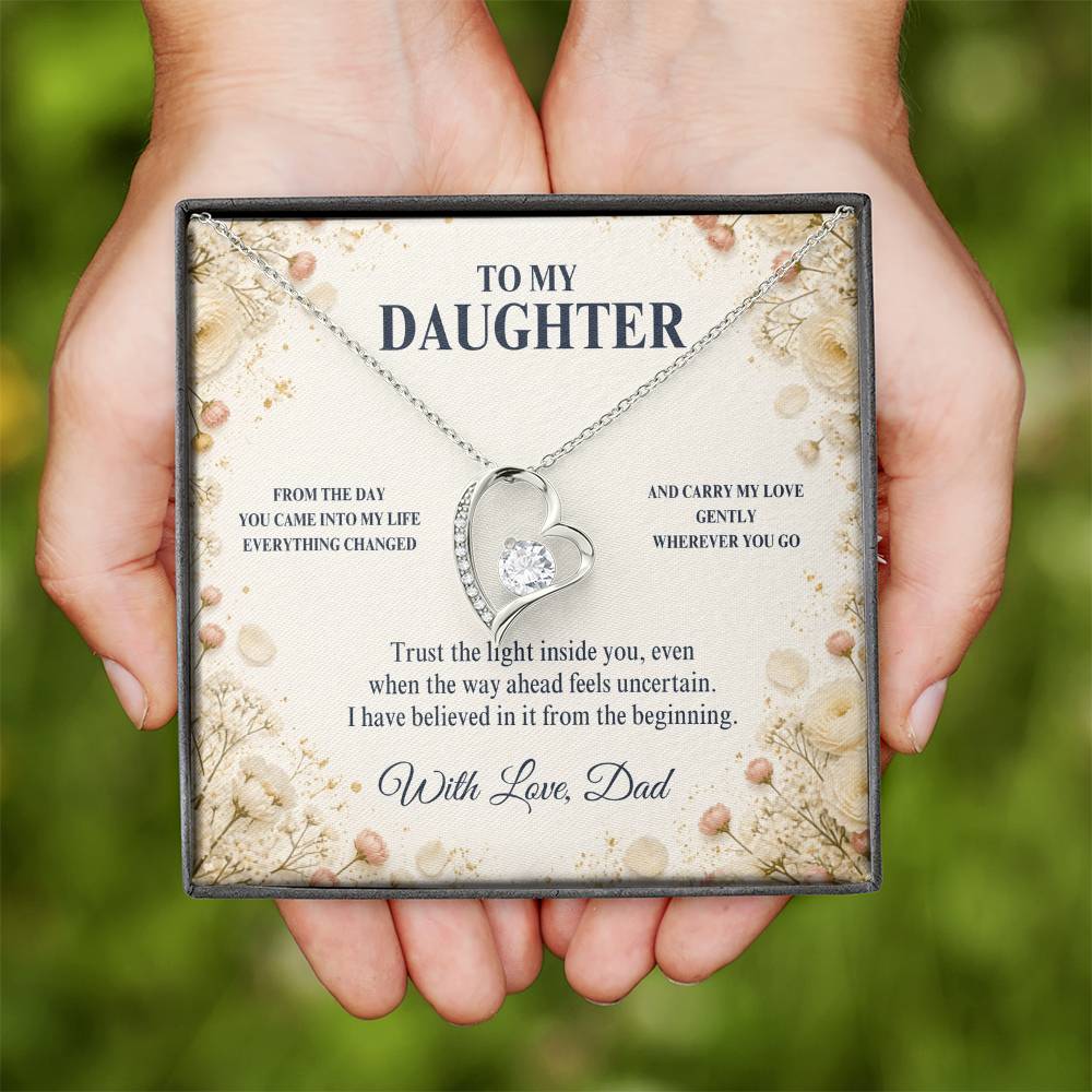 C65 - Never Doubt How Much Joy You Brought Into My Life From The Day You Arrived - Forever Love Necklace