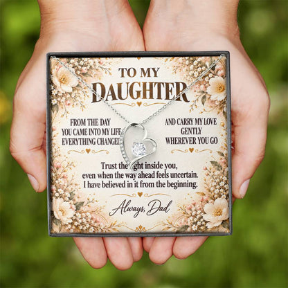C290 - If You Ever Forget How Special You Are Remember Dad Has Never Forgotten For A Single Day - Forever Love Necklace