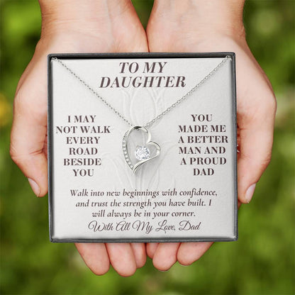 C149 - The Greatest Gift Life Gave Me Was The Chance To Love You As Your Dad - Forever Love Necklace