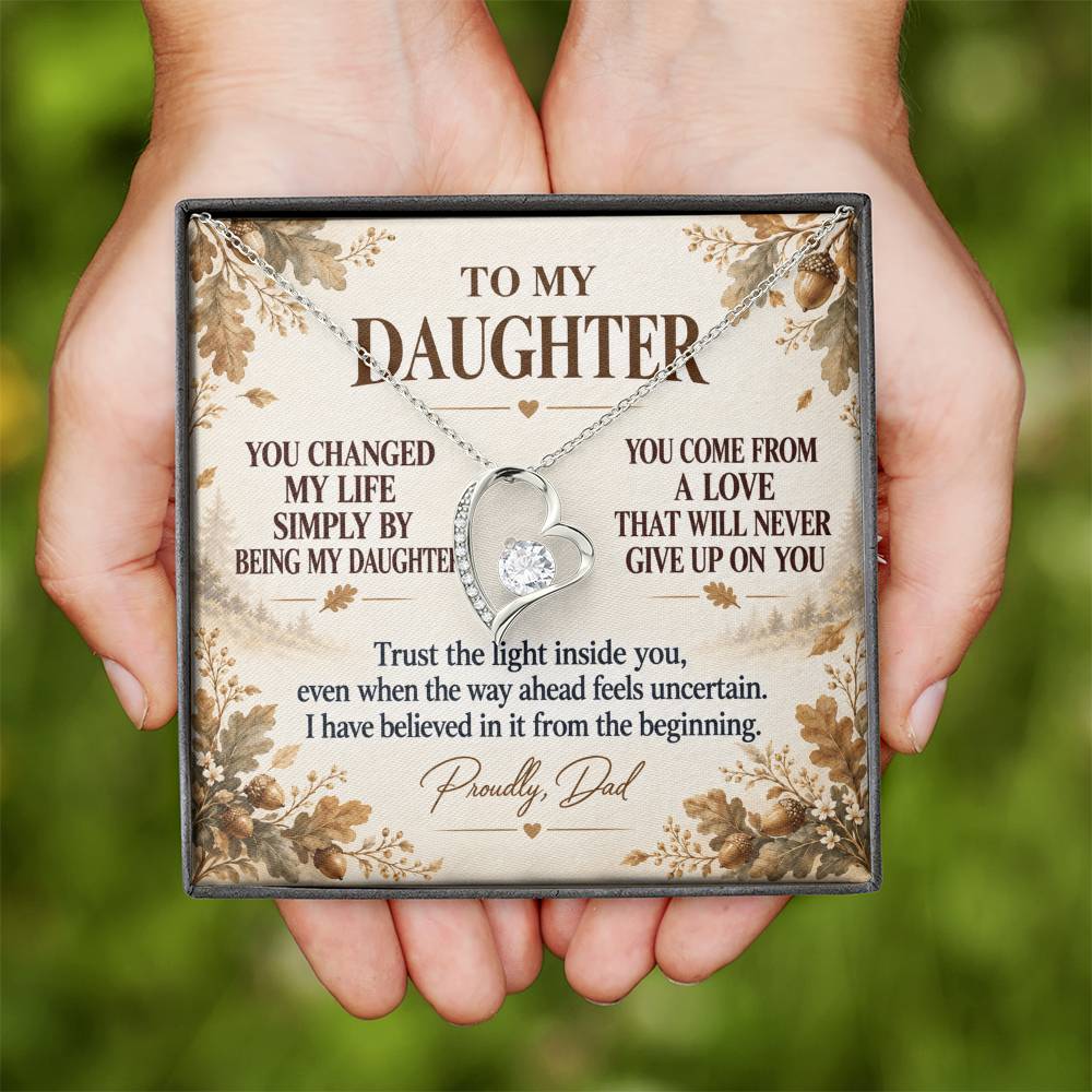 C270 - You Made Me A Better Man Simply By Giving Me The Honor Of Being Your Dad - Forever Love Necklace