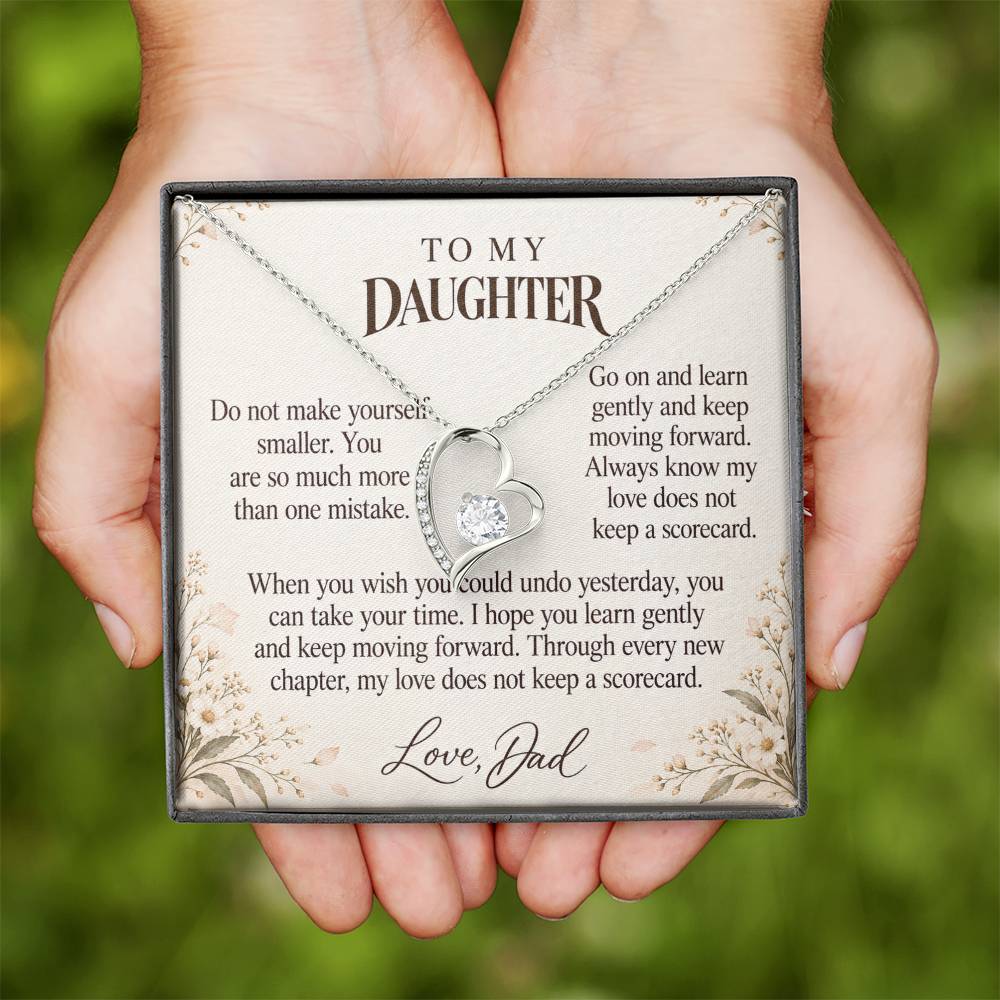 C647 - Mistakes Are Not Your Name And A Promise To Carry Into New Chapters - Forever Love Necklace