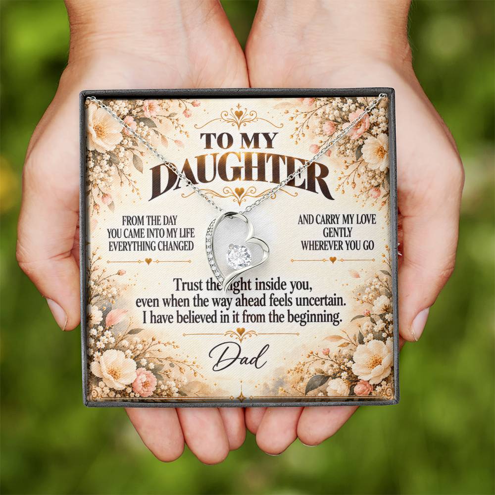 C340 - If You Ever Forget How Special You Are Remember Dad Has Never Forgotten For A Single Day - Forever Love Necklace