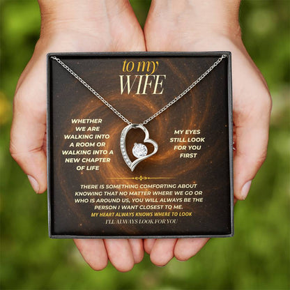 S144 - You’re Still The First Person I Look For – Forever Love Necklace From Husband