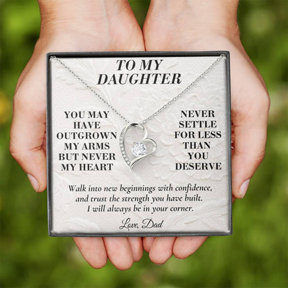 C179 - Your Life Is Yours To Create And I Will Always Be Proud Of The Woman You Become - Forever Love Necklace