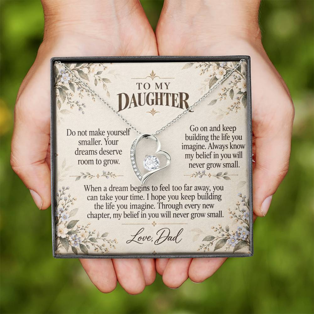 C512 - The Girl With Big Dreams And A Promise To Carry Into New Chapters - Forever Love Necklace