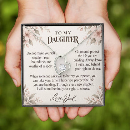 C662 - Permission To Say No And A Promise To Carry Into New Chapters - Forever Love Necklace