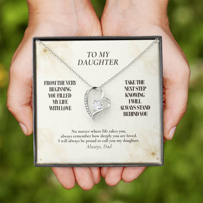 C106 - From The Very Beginning You Filled My Life With Love Pride And Joy - Forever Love Necklace