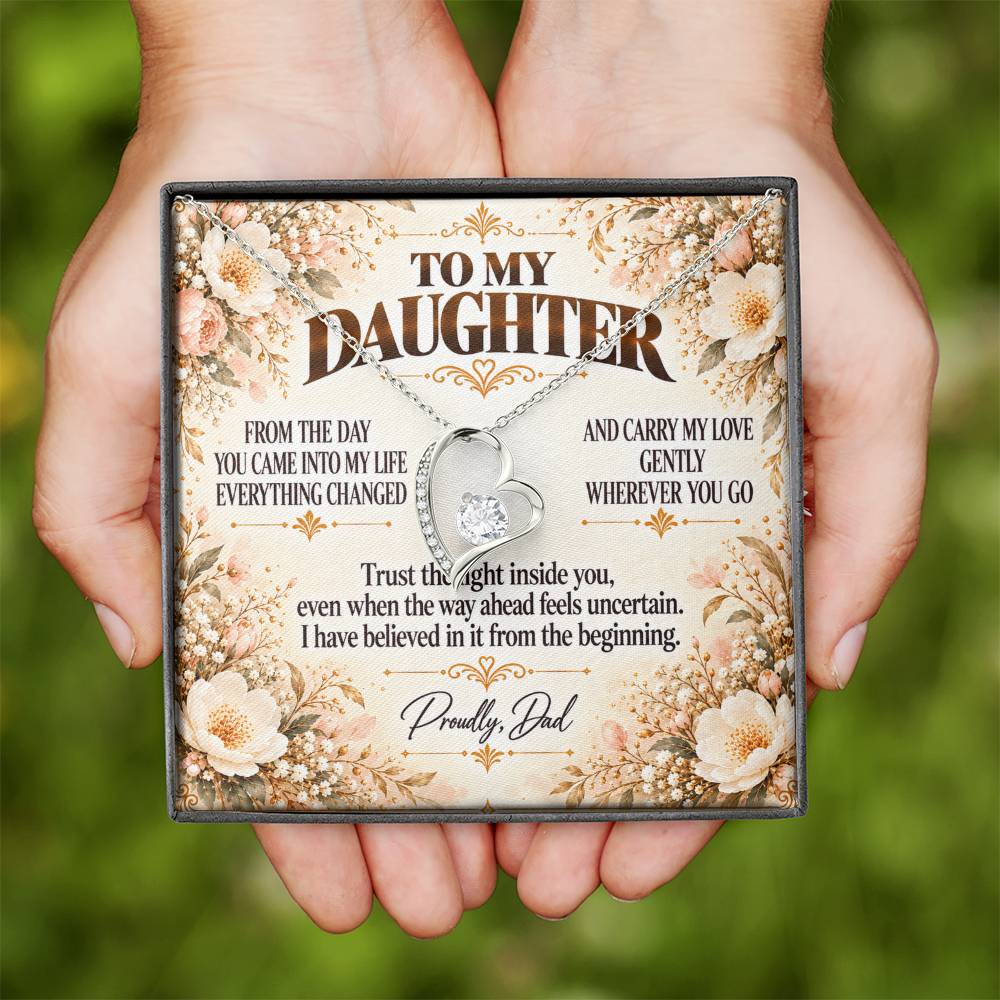 C390 - If You Ever Forget How Special You Are Remember Dad Has Never Forgotten For A Single Day - Forever Love Necklace