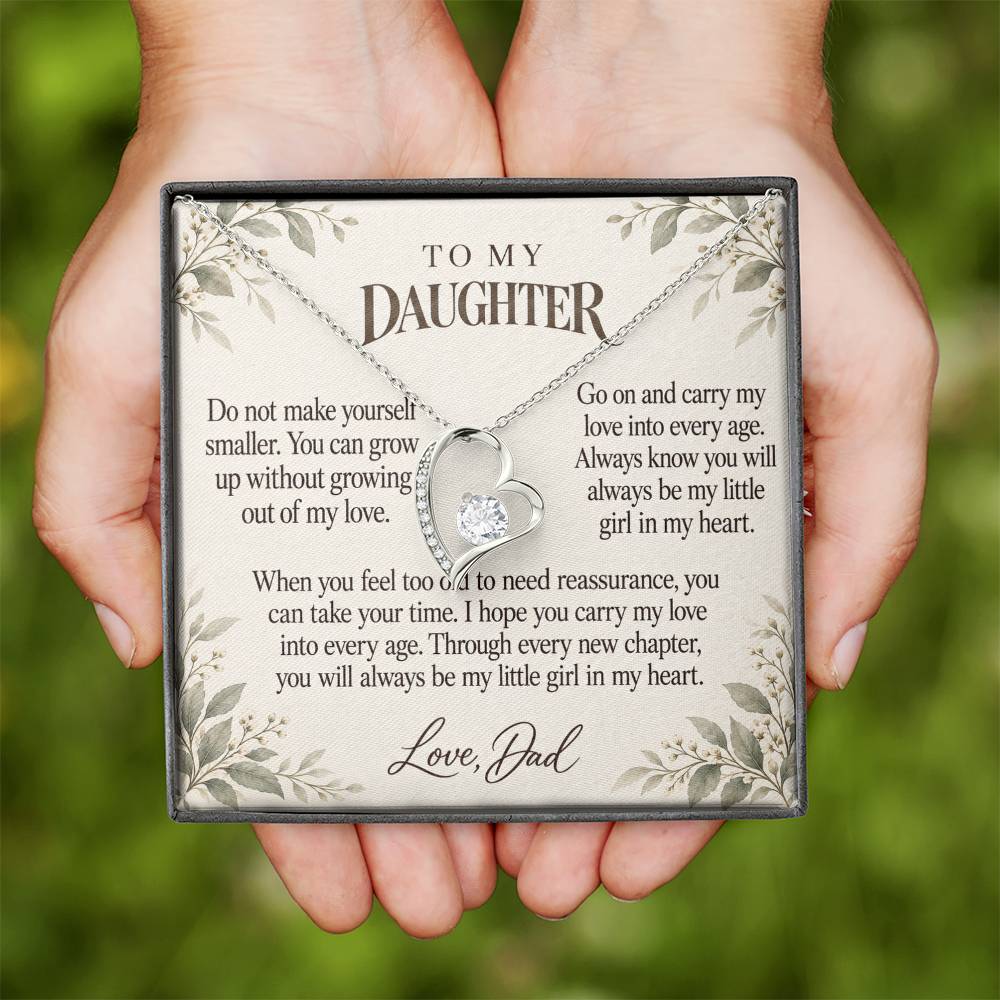 C597 - Home Is In My Heart And A Promise To Carry Into New Chapters - Forever Love Necklace