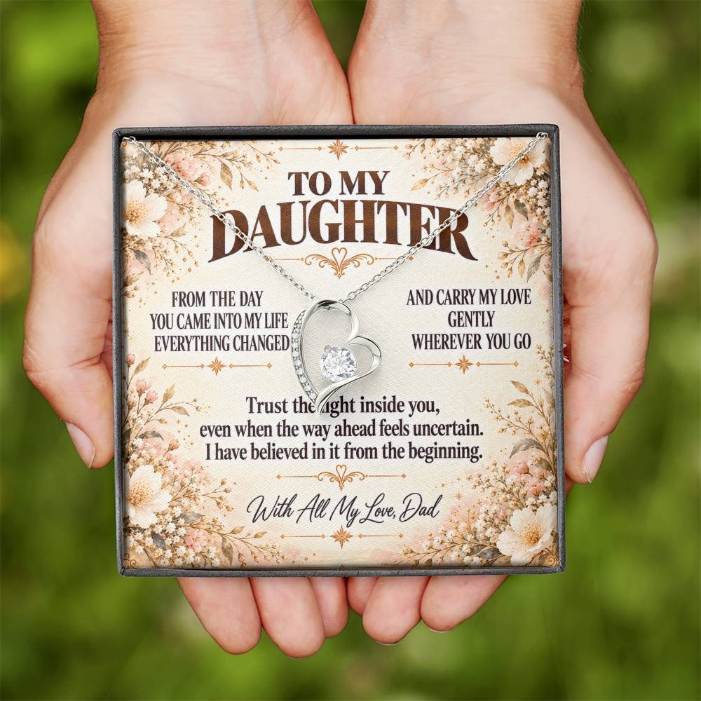 C365 - Never Doubt How Much Joy You Brought Into My Life From The Day You Arrived - Forever Love Necklace