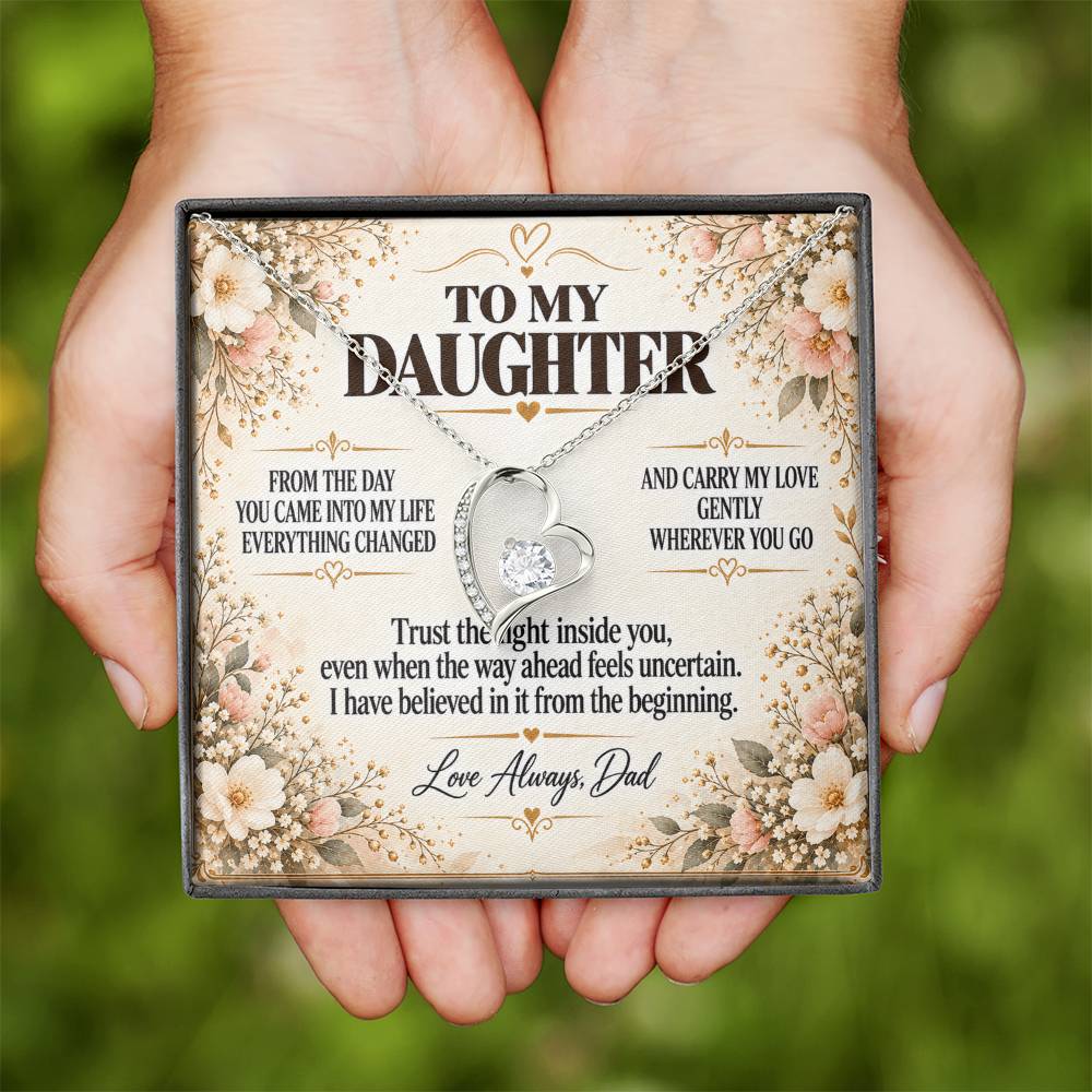 C240 - If You Ever Forget How Special You Are Remember Dad Has Never Forgotten For A Single Day - Forever Love Necklace