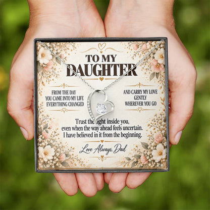 C240 - If You Ever Forget How Special You Are Remember Dad Has Never Forgotten For A Single Day - Forever Love Necklace