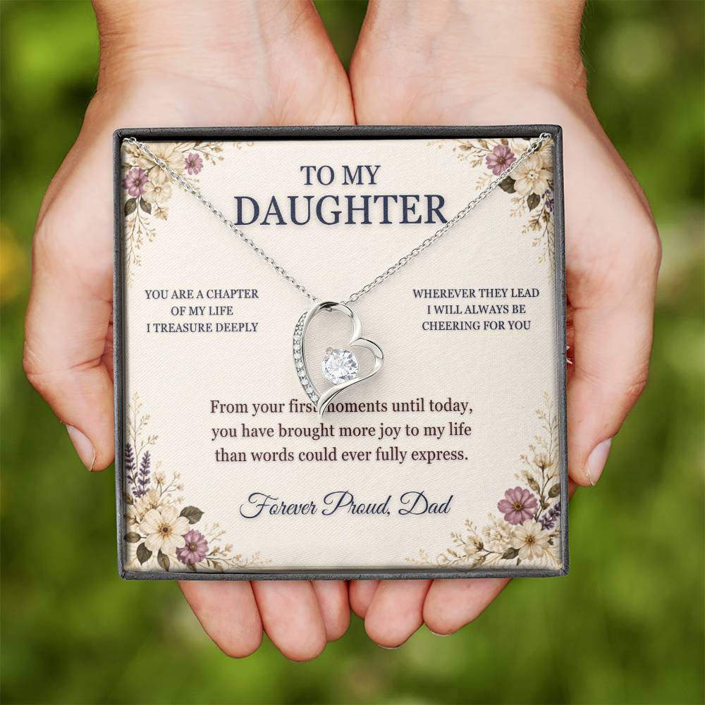 C87 - You Do Not Have To Be Perfect To Make Me Proud You Only Have To Be Yourself - Forever Love Necklace