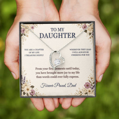 C87 - You Do Not Have To Be Perfect To Make Me Proud You Only Have To Be Yourself - Forever Love Necklace