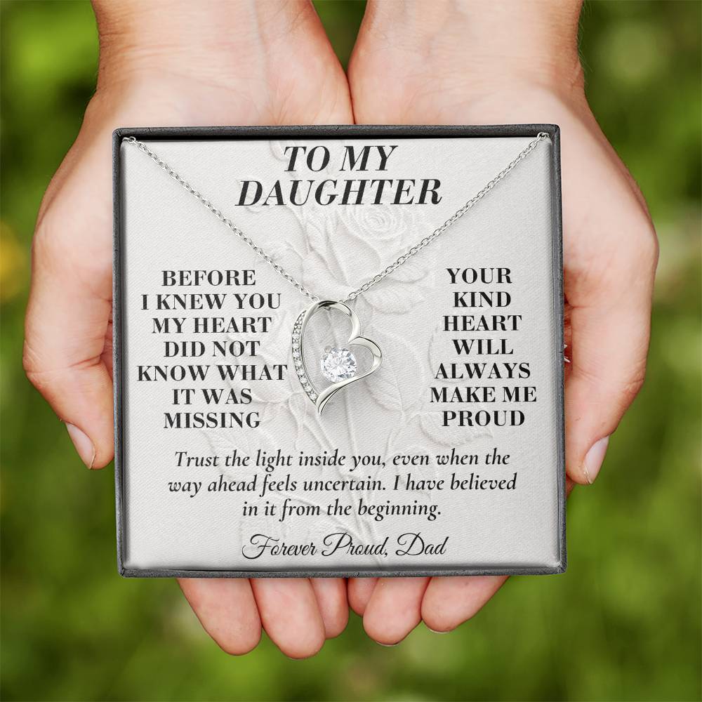 C175 - You Are A Dream I Never Knew My Heart Was Waiting To Love So Deeply - Forever Love Necklace