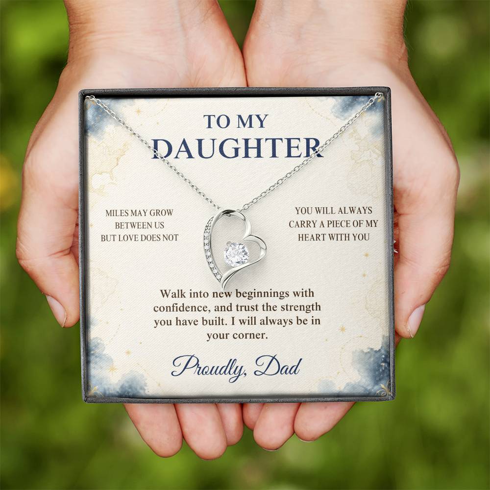 C94 - The Love Between A Father And Daughter Becomes A Legacy That Lives Beyond Every Season - Forever Love Necklace