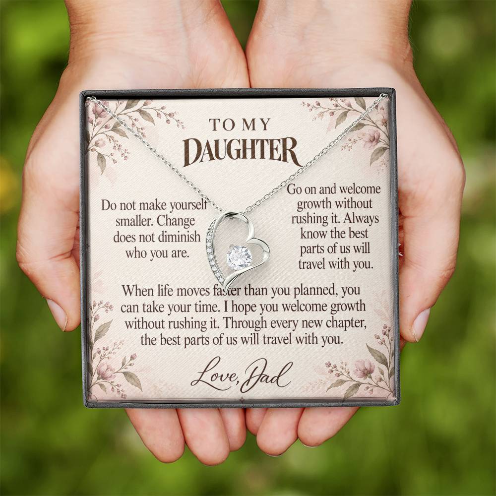 C682 - The Seasons Of Growing Up And A Promise To Carry Into New Chapters - Forever Love Necklace