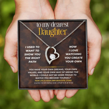 S259 - I Love Watching You Find Your Own Way – Forever Love Necklace From Dad